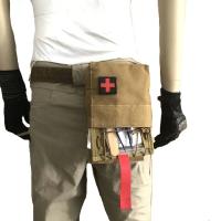 Bolsa De Primeros Auxilios Táctica Con Malla MOLLE Para Cinturón Y Chaleco Táctico Resistente Y Ligera Bolsa De Medicina IFAK De Tamaño 15*15*5cm Para Deportes Al Aire Libre Caza Y Táctica - details 3