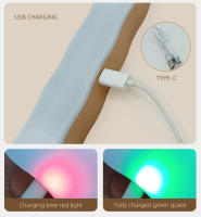 Lámpara De Noche LED De Madera Con Espejo Luz Frontal Recargable Magnética Para Dormitorio Lámpara De Borde Táctil - details 7