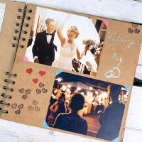 Álbum De Fotos DIY Para Boda Aniversario Regalos Scrapbooking Papel Plegable Para Cumplir Años Y Memoria Personalizada - details 4