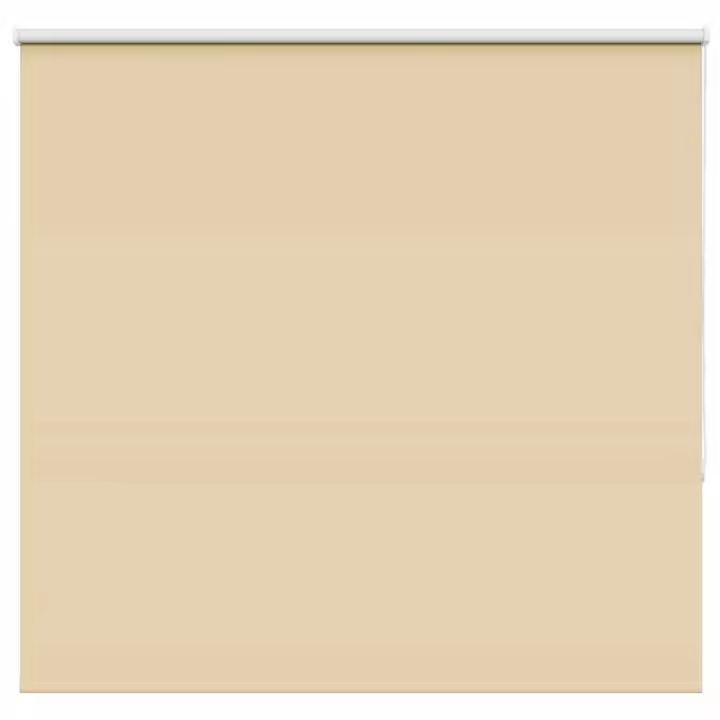 vidaXL Estor Enrollable Opaco Beige 145x175 cm Tela Ancho 141,6 cm - 1