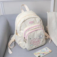 Mochila De Corduroy Estilo Y2K Para Estudiantes Moda Mochila Para Portátil Casual Con Varios Bolsillos Para Vacaciones Para Adolescentes Y Mujeres - details 1