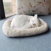 Realista dormir sudadera respiración Gato Perro peludo con Esterillas Creativos animales Decoración - details 6