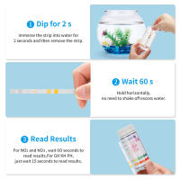 Pruebas De Calidad Del Agua Para Acuario 6 En 1 Prueba De Amoníaco Nitrato Nitrato pH Durabilidad Multi-Función Para Tanque De Peces - details 2