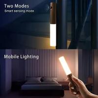 Lámpara Magnética De Pared LED USB Luz Nocturna Para Cocina Armario Pasillo Escalera Dormitorio Iluminación Portátil Luz De Mesa Luz De Cama - details 1