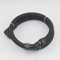 Tubo De Aceite De Automóvil AN4 AN6 AN8 AN10 De Nylon Y Acero Braided Para Enfriador De Aceite Gasolina Longitud Personalizable De 1M - details 3