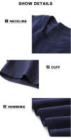 Camiseta Casual Para Hombre 100% Algodón Cuello Redondo Manga Corta Suave Y Cómoda Para Verano Uso Diario Interior Exterior - details 2