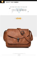 Bolso bandolera de Piel de alta calidad con tres bolsos y Gran capacidad, Bolso bandolera informal para Mujer. - details 20