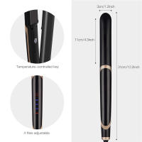 Plancha Para El Cabello Ultrasonda Infrarroja Con Pantalla LCD Recupera El Cabello Dañado Apto Para Secado Y Planchado Simultáneos Temperatura Máxima 230°C Dual Voltage 100-240v - details 4