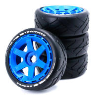 Pneumático De Coche Corto Para Modelos 103mm 1/8 1/10 Con Rueda Hexagonal De 17mm Resistente Al Desgaste Y Algodón Hongnuo ZD - details 1