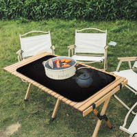 Alfombra De Barbacoa Impermeable Y Resistente Al Fuego Para Camping Y Pabellón Alfombra De Patio Y Jardín Antideslizante Y Lavable - details 9