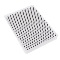 Carpeta De Embossing Con Patrón De Puntos Redondos Para Scrapbooking Herramienta De Tarjeta De Papel Decoración Suministros De Manualidades Plástico - details 2