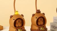 Lámpara De Noche LED Capybara Recargable Por USB Regalo Para Niños Decoración De Escritorio Protección Ocular Lámpara De Mesa Para El Hogar - details 4