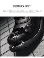 Botas De Ciclismo Para Hombres De Cuatro Estaciones Botas De Motocicleta Al Aire Libre De Talla Grande Altas En Cuero Casual Antideslizantes Estilo Británico - details 7
