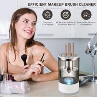 Cepillos de maquillaje eléctrico limpiador, portátil USB reutilizable maquillaje cepillo limpiador máquina, rápida limpieza y secado - details 0