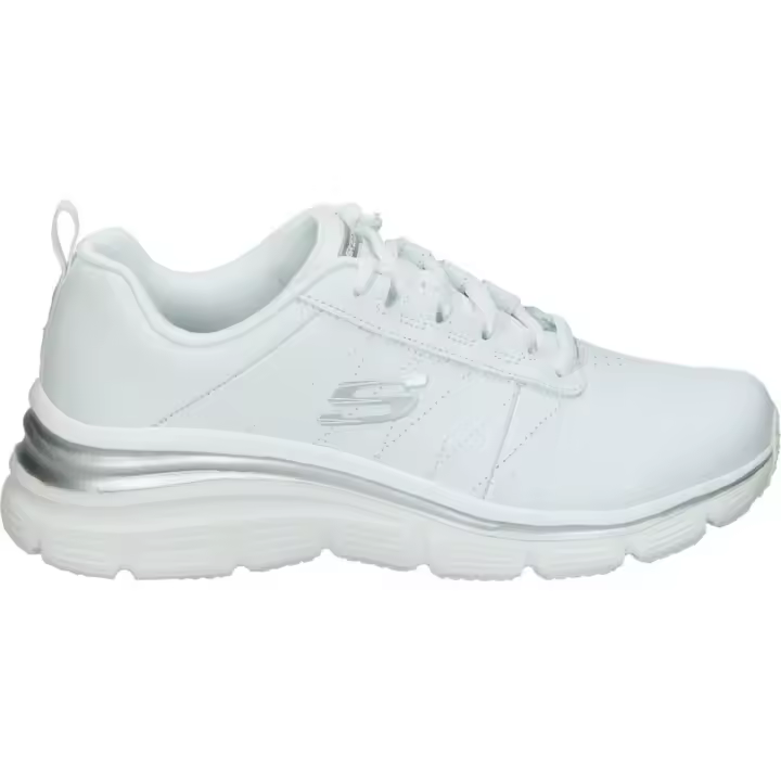 SKECHERS | Zapatillas Skechers Fashion Fit Effortless para Mujer – Deportiva en Color Blanco – Sneakers con Cordones – Estilo Deportivo – Cómodas y Versátiles – Modelo 149473-WSL - 1