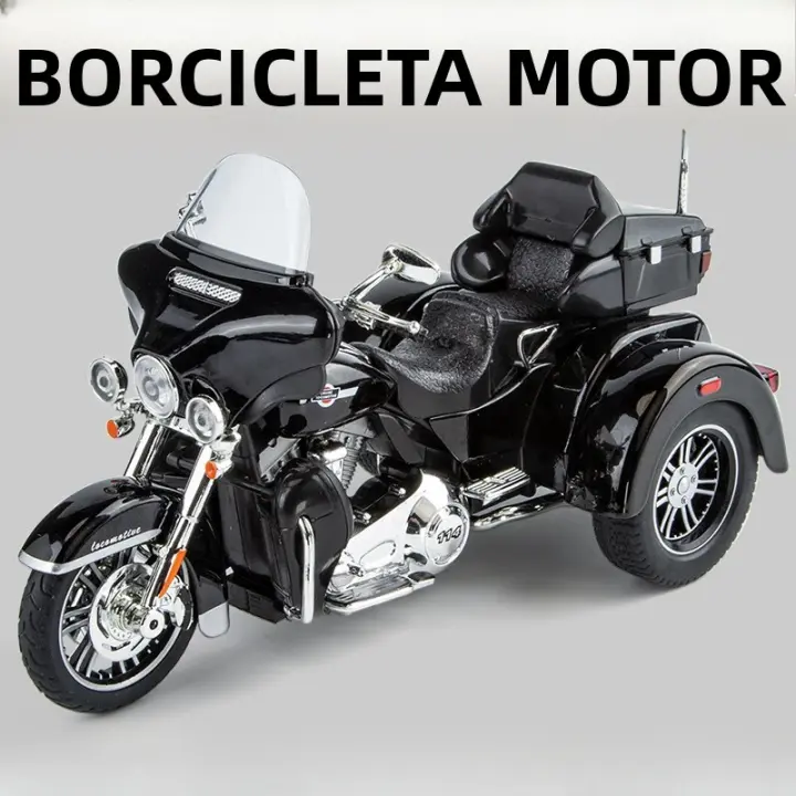 Modelo De Motocicleta a Escala 1:9 De Aleación De Metal Con Función De Retroceso Y Absorción De Choques Juguete De Colección Para Niños - 1