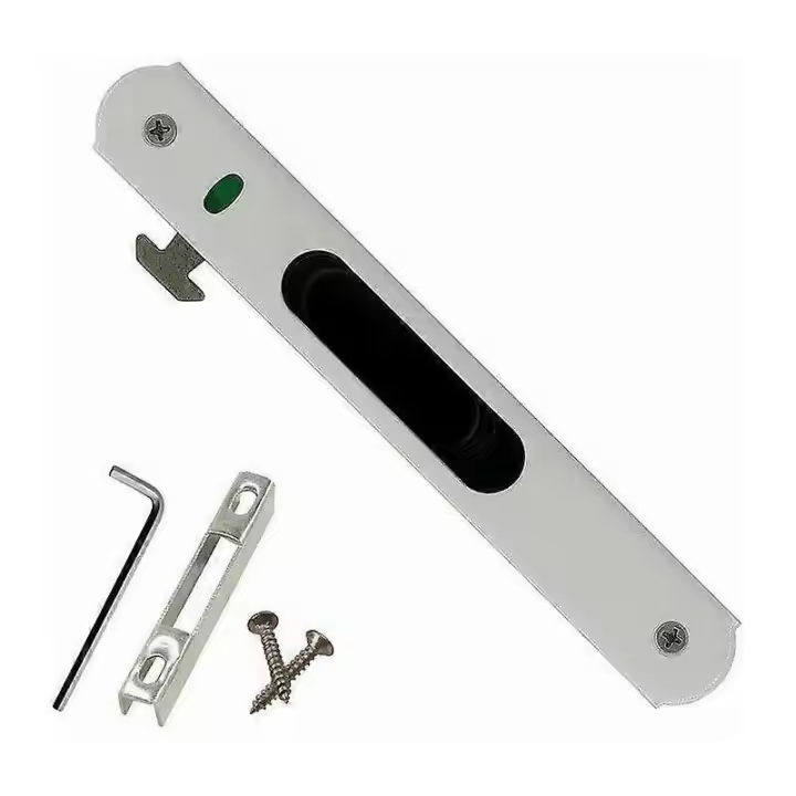 Cerradura de Puerta Corredera individual de Maple inoxidable para el hogar - 1