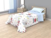 Mercatienda.es Colcha Juvenil Reversible Estampada Perros - Para Camas 90cm y 105cm - Económica - details 0