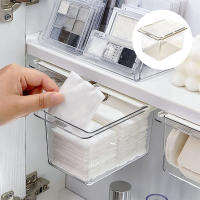 Caja De Almacenamiento Transparente Para Baño Con Cajón Estilo Armario De Espejo Caja Bajo El Espejo Para Algodón Maquillaje - details 0