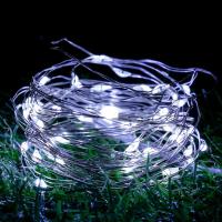 Luces De Navidad LED De Hilo De Cobre Para Decoración De Árbol De Navidad Dormitorio Boda Ramadan Navidad DIY Luz De Cadena De Festividades - details 7