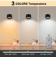 Luz De Lectura LED Con Control Remoto Y Rotación De 360° Luz Nocturna Montada En La Pared De 3 Temperaturas De Color Y 3 Niveles De Brillo Recargable - details 1