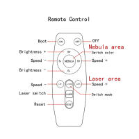Proyector De Estrellas Para Habitación Infantil 5V USB Luz Nocturna Con Control Remoto 360 Grados Ajustable Neblina Galaxia Para Escritorio - details 2