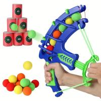 Juguete De Tiro Simulación De Juego De Mesa Para Niños Y Niñas Pistola De Bola Suave Juguete Interactivo Para Padres Y Hijos - details 6