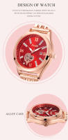 Reloj De Cuarzo Para Mujer POshi Marca Lujosa Con Fecha Y Manos Luminosas Acero Inoxidable Resistente Al Agua Reloj De Moda Para Mujer - details 10