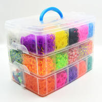 Juego De Hilo De Goma Para Tejer Pulseras DIY Manualidades Para Niñas Set De Loom De Silicona Regalo Creativo Para Niños Y Niñas - details 8