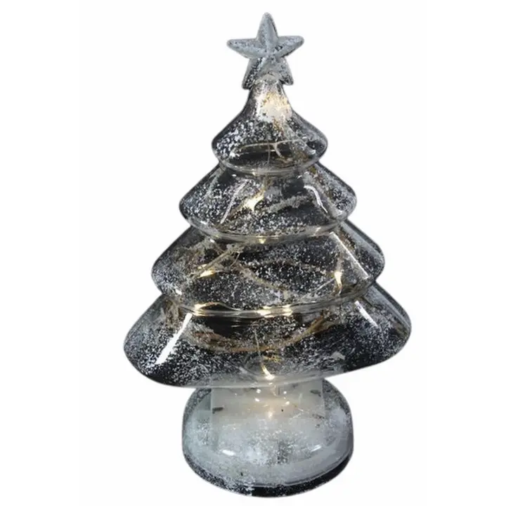 Gerimport Árbol de Navidad con Luz Cristal Decoración 24 Cm - 1
