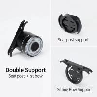 Luz Trasera De Bicicleta ANTUSI Recargable Por USB Impermeable Con Sensor Inteligente Aluminio 7 Colores Accesorios De Bicicleta Q1 - details 2