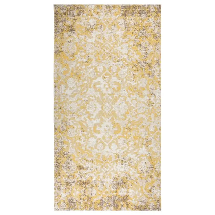 vidaXL Alfombra de Exterior Tejido Plano 80x150 cm Jardín Patio Salón Color Amarillo,  Gris claro,  Gris oscuro y mas - 1