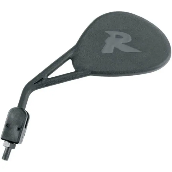 Espejo retrovisor izquierdo moto M10/125 homologado con brida para enduro off road color negro - 1