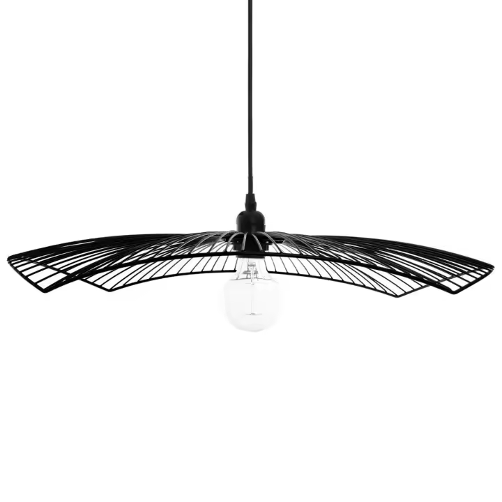 Atmosphera Lámpara de Techo Sombrero Negro Diseño Ultraligero - 1