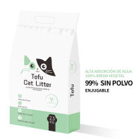 KingnetStore - Arena Aglomerante Para Gatos Tofu Cat Perlas Absorbente Arena para Gatos Bentonita Eco-Friendly Sin Polvo Desechable Inodoro Controla Olor 100% - Fácil de Usar - details 2