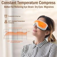 Masajeador de ojos con función de calentamiento, máscara de ojos con calefacción para ojos secos, masajeador de ojos recargable para la relajación de los ojos, alivia la fatiga ocular, ojos secos, mejora el sueño - details 2
