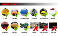 Pegatina De Vinilo Impermeable Para Coche Decorativa Con Dibujos Animados No Toques Mi Coche Accesorios De Estilo Para Coche Adhesivo Para Parabrisas - details 5