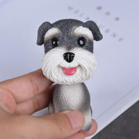 Adorno De Coche Miniatura De Perro Resina Decoración Para Tablero Del Coche Juguete Para Mascotas Regalo Elegante Y Lindo - details 4