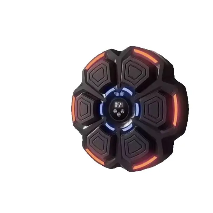 Music Boxing Machine Adult-9 Modos de Velocidad Boxeador de pared Musical with Guantes De Boxeo - Maquina Music Boxeo with Bluetooth y Recuerdo Inteligente y Luces at the Ritmo DE LA Música - 1