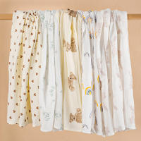 Manta De Bebé Muslin Swaddle De Algodón 2 Capas Para Recién Nacidos Toalla De Baño De Verano Ropa De Cama Para Bebés Unisex Estilo Infantil - details 1