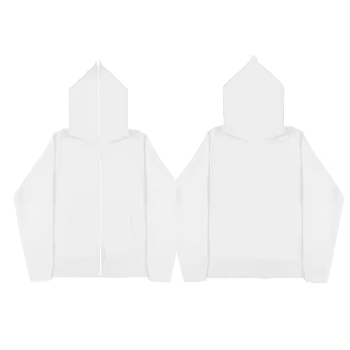 Chaqueta Harajuku Para Hombres Con Capucha Y Cierre De Cremallera Sudadera De Manga Larga Oversize Negro Estilo Retro - 1