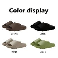 Zapatillas De Casa Unisex Antideslizantes Con Plataforma Gruesa Y Suave Sandalias Para Hombres Y Mujeres Para Interior Y Exterior Ducha Baño Pantufla Adulto - details 1
