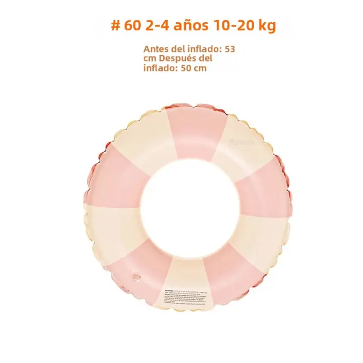 Anillo De Natación Donut Inflable Rooxin Para Niños Y Adolescentes Tubo De Natación Para Bebés Juguete Acuático Para La Piscina - 1