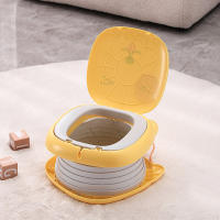 Potty Para Niños Plegable Portátil Antiodeorancia Para Viaje Juguete De Plástico Seguro Para Bebés De 0-36 Meses Diseño Animal - details 4