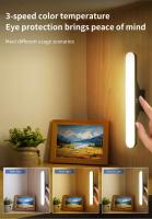 Lámpara De Espejo LED Recargable Magnética Con Luz Dimmer Protección Ocular Para Lectura Maquillaje Selfie Armario Baño - details 2