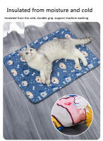 Alfombra Para Mascotas Anti-Humedad Sofá Refrescante Para Perros Y Gatos Amigable Con La Piel Transpirable Alfombra De Descanso Para Animales - details 1