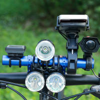 Extensor De Manillar De Bicicleta Montaje Para Farol De Mountain MTB Ciclismo Accesorio Soporte Para Lámpara De Flashlight Compatible Con Bicis De Montaña Y Carretera - details 0