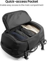Mochila de viaje de 40 L, equipamiento de mano aprobado por Friendly Flight, mochila de Negocios Ligera, resistant to Agua, duradera y de gran tamaño - details 2