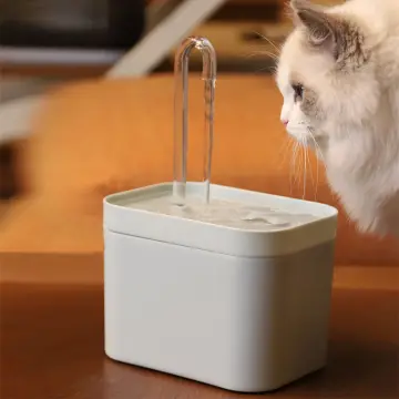 Umarie Fuente Para Gatos Sin Cable 3.2L: Sensor De Movimiento, Batería Recargable 4000mAh, Ultra Silenciosa – Incluye 6 Filtros