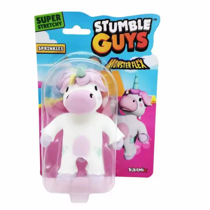STUMBLE GUYS :  Sprinkles - Monster Flex - ¡Super Stretchy de Stumble Guys! - Figura extensible y elástica - Regalo Original -  Edad recomendada mayores de 3 años - 1